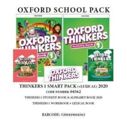 OXFORD THINKERS 1 NEW SMART PACK (SB + WB + ALPHABET BOOK 2020 + LEXICAL BOOK) 2020 - 04362