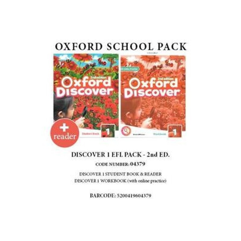 OXFORD DISCOVER 1 PACK EFL (SB + WB WITH ONLINE PRACTICE + READER: TREES) - 04379 2ND ED