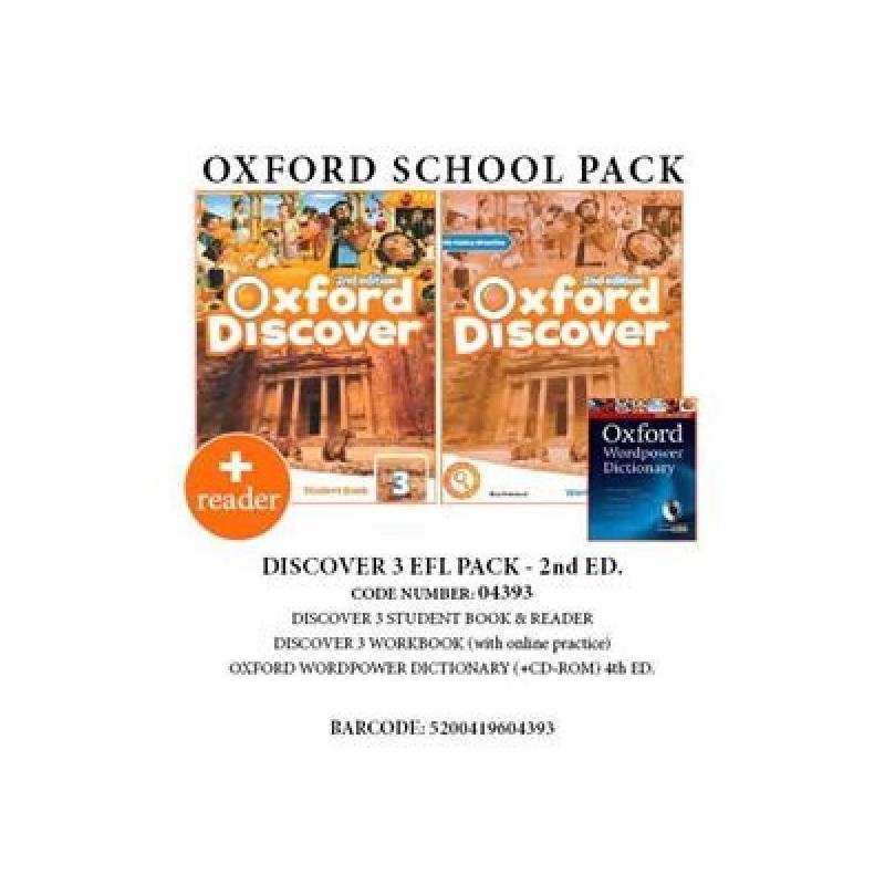 OXFORD DISCOVER 3 PACK EFL (SB + WB WITH ONLINE PRACTICE + READER: FESTIVALS AROUND THE WORLD + OXF. WORDPOWER
