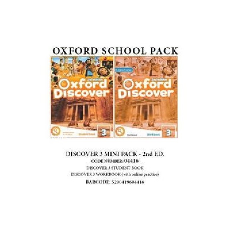 OXFORD DISCOVER 3 PACK MINI (SB + WB WITH ONLINE PRACTICE) 2ND ED