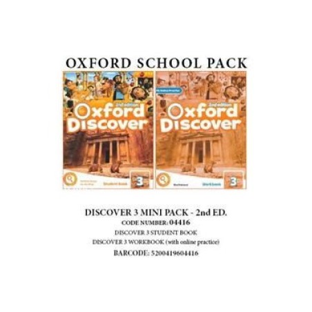 OXFORD DISCOVER 3 PACK MINI (SB + WB WITH ONLINE PRACTICE) 2ND ED