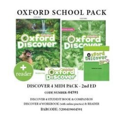 OXFORD DISCOVER 4 PACK MIDI (SB+ WB (WITH ONLINE)+ COMPANION+ READER) - 04591 2ND ED