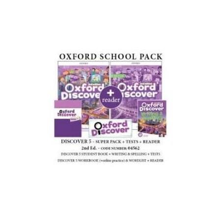 DISCOVER 5 2ND ED SUPER PACK + TESTS + READER -04652