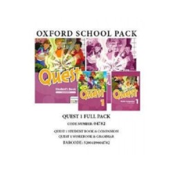 QUEST 1 FULL PACK (SB +WB + GRAMMAR +COMPANION)- 04782