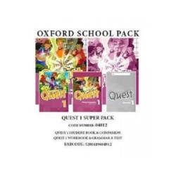 QUEST 1 SUPER PACK (SB +WB + GRAMMAR +COMPANION +TEST)- 04812