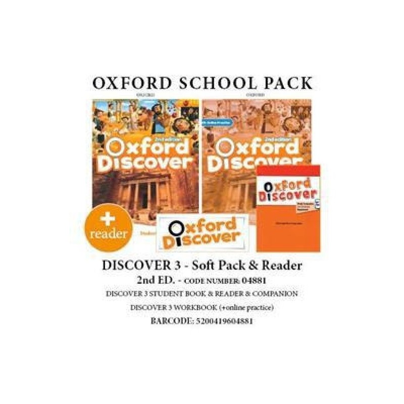 OXFORD DISCOVER 3 SOFT PACK (SB + WB   ONLINE PRACTICE + GRAMMAR + READER) - 04881