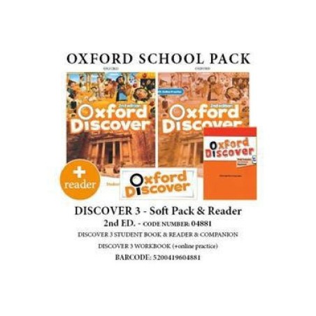 OXFORD DISCOVER 3 SOFT PACK (SB + WB   ONLINE PRACTICE + GRAMMAR + READER) - 04881