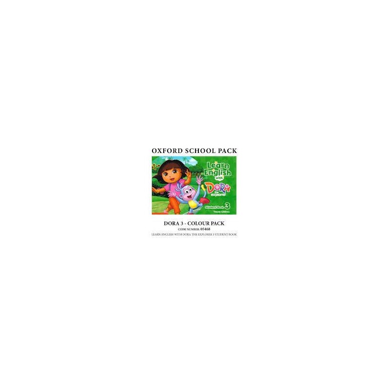 LEARN ENGLISH WITH DORA 3 COLOUR PACK - 05468
