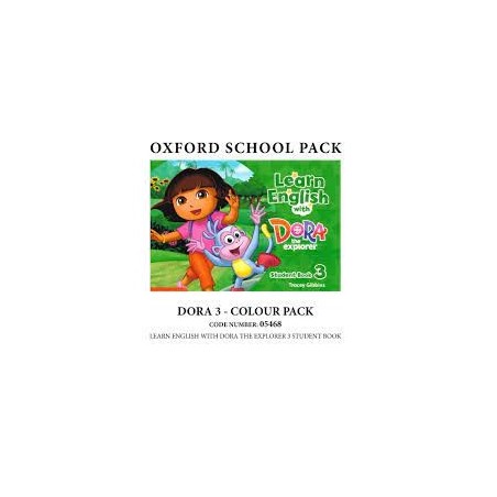 LEARN ENGLISH WITH DORA 3 COLOUR PACK - 05468