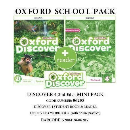DISCOVER 4 (II ED) MINI PACK (+READER) -06205