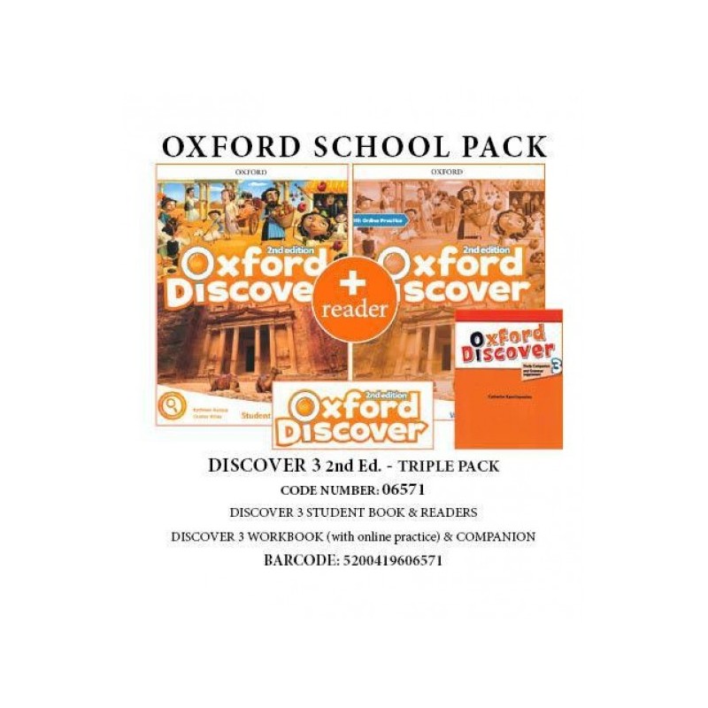 OXFORD DISCOVER 3 2ND ED TRIPLE PACK - 06571