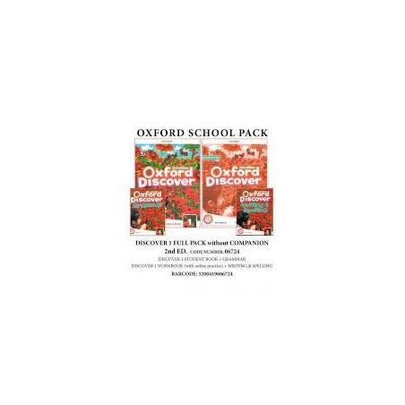 OXFORD DISCOVER 1 FULL PACK (WITHOUT COMPANION) - 06724 2ND ED