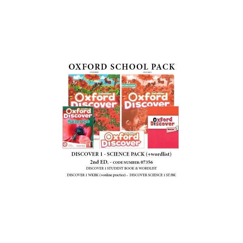 DISCOVER 1 (+ WORDLIST) 2ND ED SCIENCE PACK