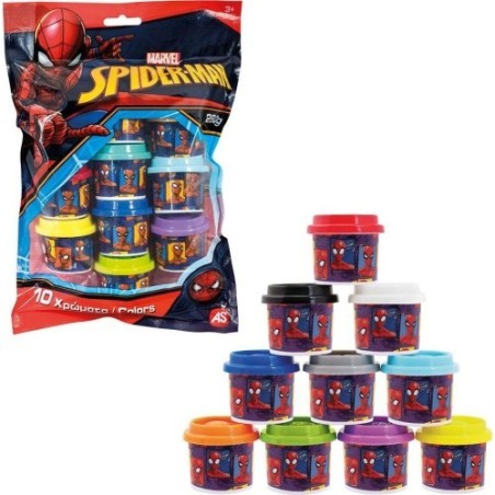 ΠΛΑΣΤΕΛΙΝΗ MARVEL SPIDERMAN: 10 ΒΑΖΑΚΙΑ ΣΕ ΣΑΚΟΥΛΑΚΙ
