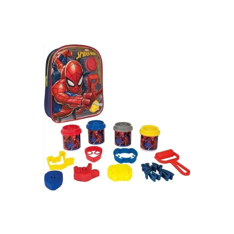 ΠΛΑΣΤΕΛΙΝΗ MARVEL SPIDERMAN: ΤΣΑΝΤΑ ΠΛΑΤΗΣ ΜΕ 4 ΒΑΖΑΚΙΑ - ΚΑΠΑΚΙΑ ΚΑΛΟΥΠΑΚΙΑ ΚΑΙ 5 ΕΡΓΑΛΕΙΑ (200GR)