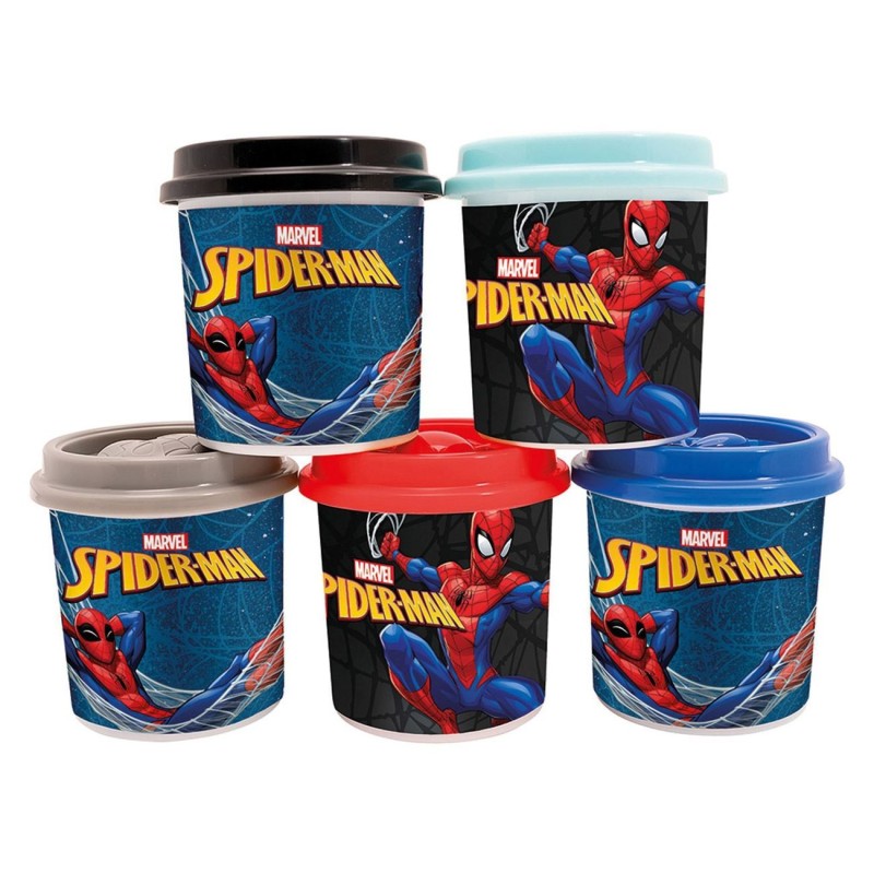 ΠΛΑΣΤΕΛΙΝΗ MARVEL SPIDERMAN ΣΑΚΟΥΛΑΚΙ ΜΕ 5 ΒΑΖΑΚΙΑ   ΚΑΠΑΚΙΑ ΚΑΛΟΥΠΑΚΙΑ 114GR