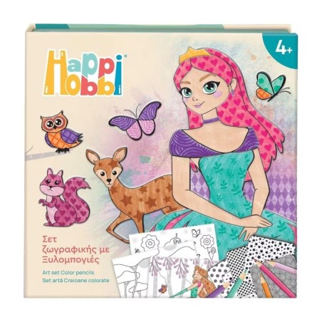 HAPPIHOBBI ART COLOR PENCILS ΠΡΙΓΚΙΠΙΣΣΕΣ