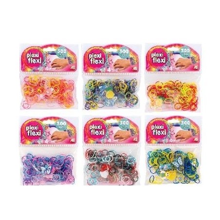 PLEXI FLEXI ΣΑΚΟΥΛΑΚΙ ΜΕ 300 ΛΑΣΤΙΧΑΚΙΑ   4 ΑΞΕΣΟΥΑΡ (6 ΧΡΩΜΑΤΑ - ΤΥΧΑΙΑ ΕΠΙΛΟΓΗ)