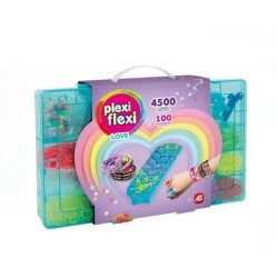 PLEXI FLEXI LOVE ΜΕΓΑΛΗ ΘΗΚΗ ΜΕ 4500 ΛΑΣΤΙΧΑΚΙΑ   100 ΑΞΕΣΟΥΑΡ