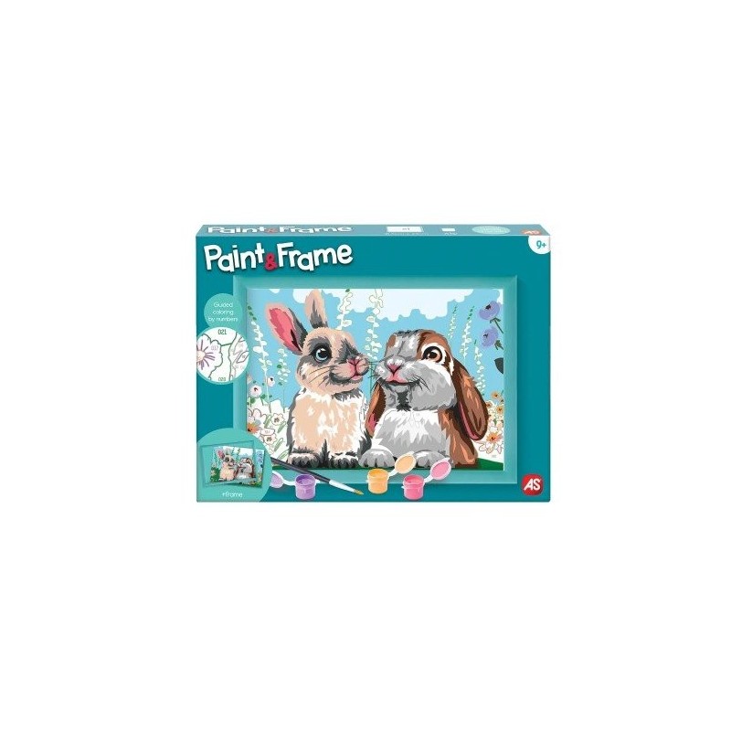 PAINT   FRAME ΖΩΓΡΑΦΙΖΩ ΜΕ ΑΡΙΘΜΟΥΣ: CUTE BUNNIES