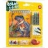 ΣΕΤ ΖΩΓΡΑΦΙΚΗΣ POCKET ΔΕΙΝΟΣΑΥΡΟΙ COLOR   STICK