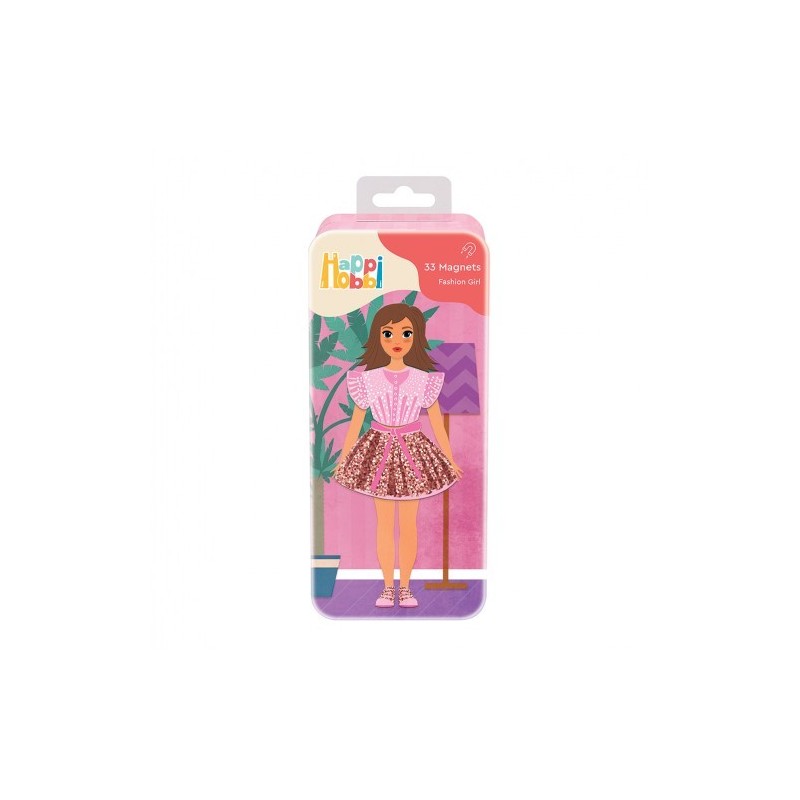 HAPPIHOBBI MAGNET TINS : FASHION GIRL