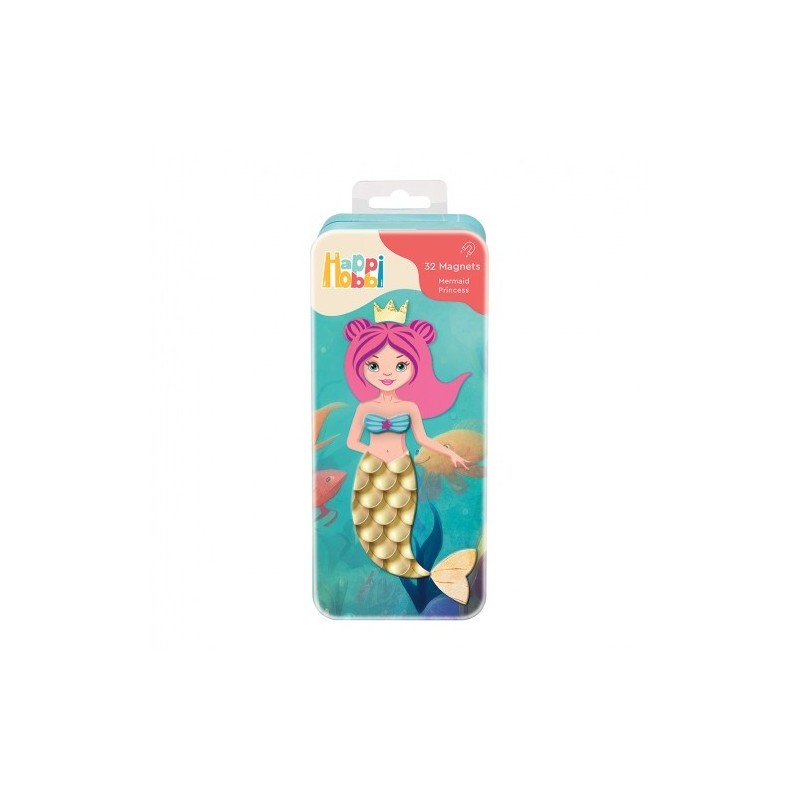 HAPPIHOBBI MAGNET TINS : MERMAID PRINCESS