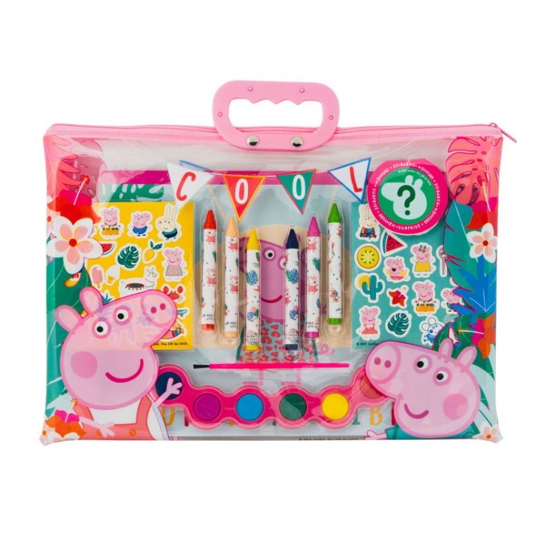 ΣΕΤ ΖΩΓΡΑΦΙΚΗΣ ΔΙΑΦΑΝΗ ΤΣΑΝΤΑ PEPPA PIG