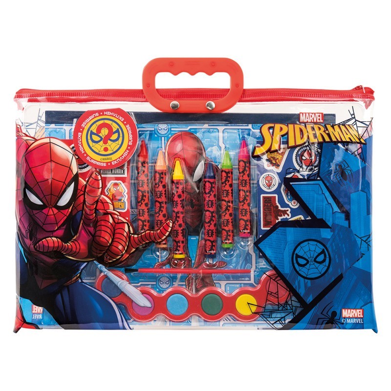 ΣΕΤ ΖΩΓΡΑΦΙΚΗΣ ΔΙΑΦΑΝΗ ΤΣΑΝΤΑ MARVEL SPIDERMAN