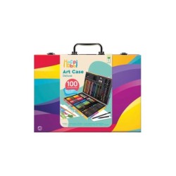 HAPPIHOBBI ΚΑΣΕΤΙΝΑ ΖΩΓΡΑΦΙΚΗΣ DELUXE 100 ΑΞΕΣΟΥΑΡ RAINBOW