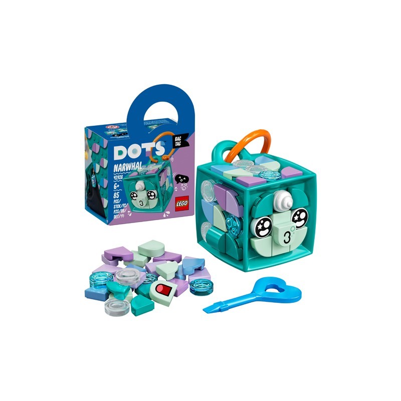 LEGO® DOTS: BAG TAG NARWHAL