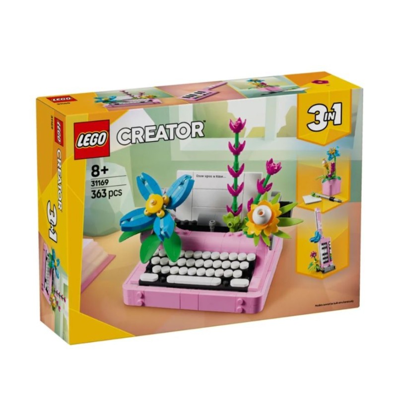 LEGO® CREATOR: TYPEWRITER WITH FLOWERS