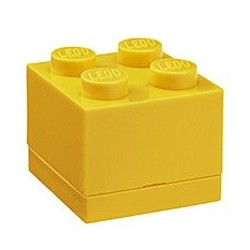 LEGO® ΚΟΥΤΙ ΑΠΟΘΗΚΕΥΣΗΣ ΤΕΤΡΑΓΩΝΟ MINI ΚΙΤΡΙΝΟ - 40111732