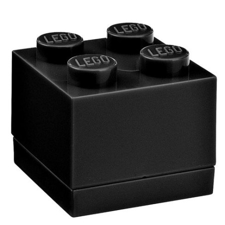 LEGO® ΚΟΥΤΙ ΑΠΟΘΗΚΕΥΣΗΣ ΤΕΤΡΑΓΩΝΟ MINI ΜΑΥΡΟ - 40111733