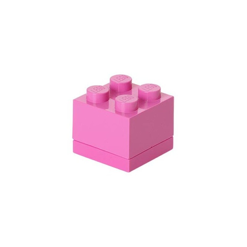 LEGO® ΚΟΥΤΙ ΑΠΟΘΗΚΕΥΣΗΣ ΤΕΤΡΑΓΩΝΟ MINI ΕΝΤΟΝΟ ΡΟΖ - 40111739