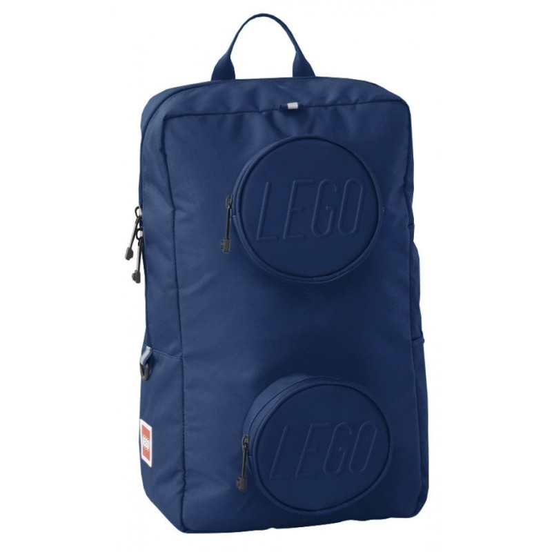 LEGO® BRICK 1X2 - ΣΑΚΙΔΙΟ ΠΛΑΤΗΣ ΣΚΟΥΡΟ ΜΠΛΕ - 20204-0140