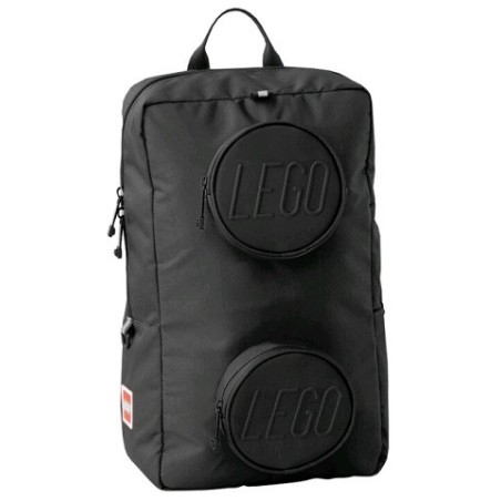 LEGO® BRICK 1X2 - ΣΑΚΙΔΙΟ ΠΛΑΤΗΣ ΜΑΥΡΟ - 20204-0026