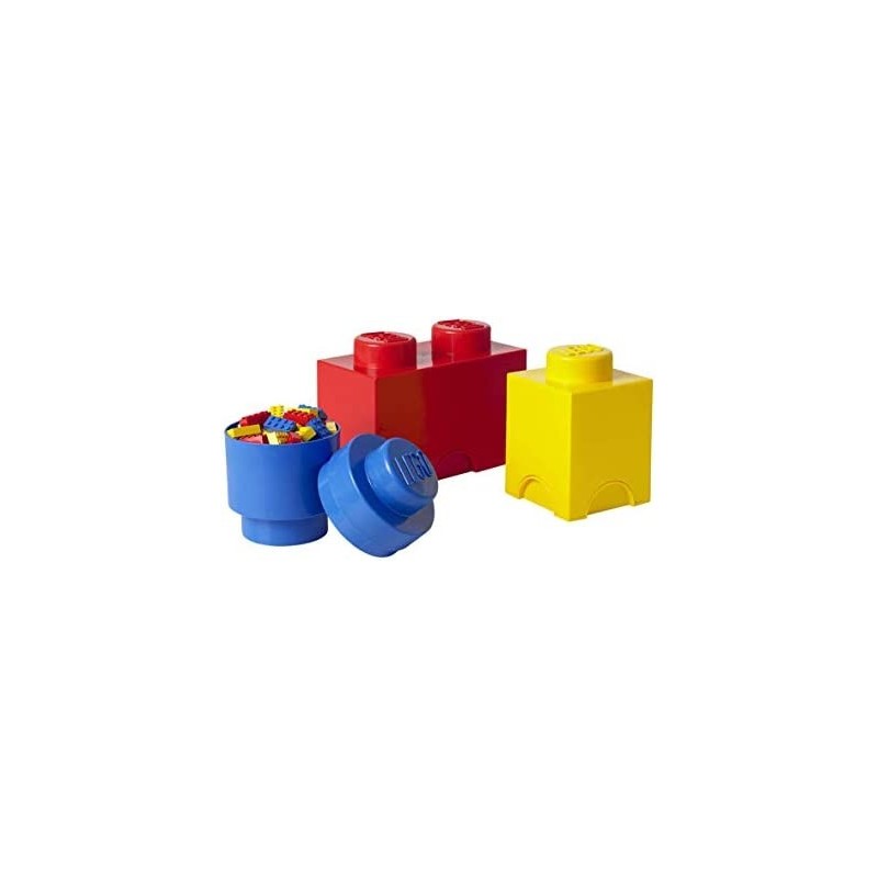 LEGO® ΚΟΥΤΙ ΑΠΟΘΗΚΕΥΣΗΣ ΣΕΤ 3 ΤΜΧ (ΚΟΚΚΙΝΟ - ΜΠΛΕ - ΚΙΤΡΙΝΟ) - 40140001