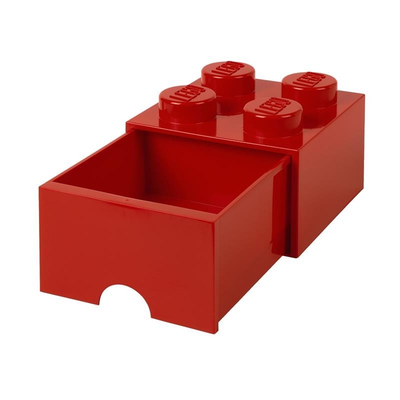 LEGO® ΚΟΥΤΙ ΑΠΟΘΗΚΕΥΣΗΣ ΤΕΤΡΑΓΩΝΟ ΚΟΚΚΙΝΟ ΣΥΡΤΑΡΩΤΟ - 40051730