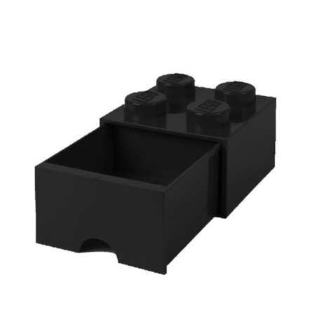 LEGO® ΚΟΥΤΙ ΑΠΟΘΗΚΕΥΣΗΣ ΤΕΤΡΑΓΩΝΟ ΜΑΥΡΟ ΣΥΡΤΑΡΩΤΟ - 40051733