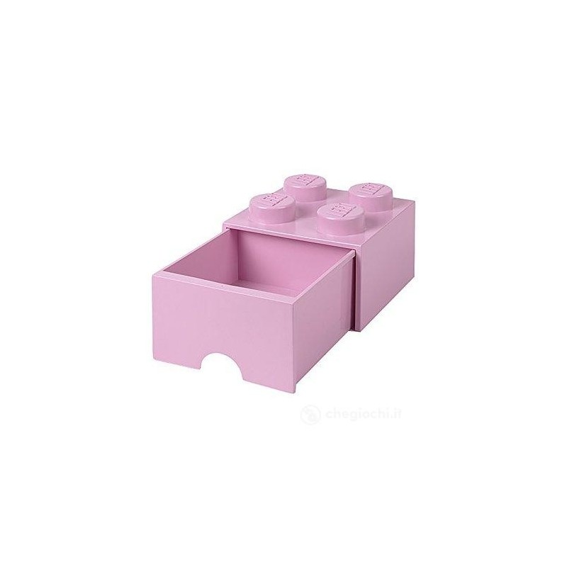 LEGO® ΚΟΥΤΙ ΑΠΟΘΗΚΕΥΣΗΣ ΤΕΤΡΑΓΩΝΟ ΡΟΖ ΣΥΡΤΑΡΩΤΟ - 40051738