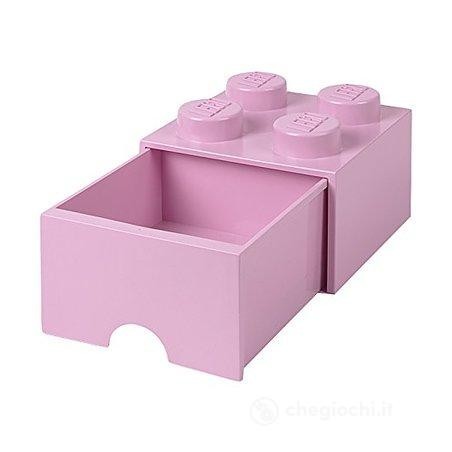 LEGO® ΚΟΥΤΙ ΑΠΟΘΗΚΕΥΣΗΣ ΤΕΤΡΑΓΩΝΟ ΡΟΖ ΣΥΡΤΑΡΩΤΟ - 40051738
