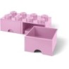 LEGO® ΚΟΥΤΙ ΑΠΟΘΗΚΕΥΣΗΣ ΟΡΘΟΓΩΝΙΟ ΡΟΖ ΣΥΡΤΑΡΩΤΟ - 40061738