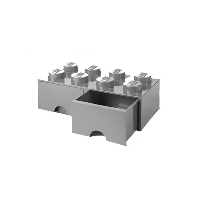 LEGO® ΚΟΥΤΙ ΑΠΟΘΗΚΕΥΣΗΣ ΟΡΘΟΓΩΝΙΟ ΓΚΡΙ ΣΥΡΤΑΡΩΤΟ - 40061740