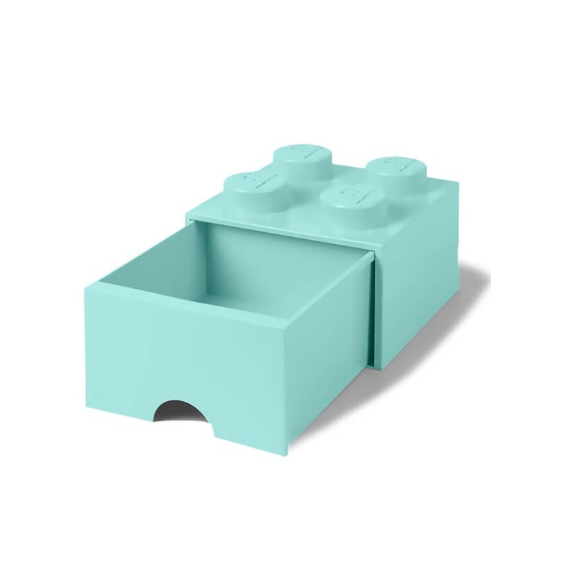 LEGO® ΚΟΥΤΙ ΑΠΟΘΗΚΕΥΣΗΣ ΤΕΤΡΑΓΩΝΟ ΓΑΛΑΖΙΟ (AQUA) ΣΥΡΤΑΡΩΤΟ - 40051742