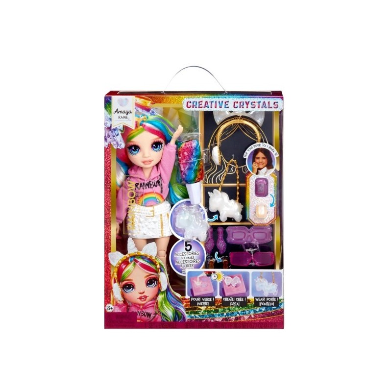 RAINBOW HIGH CREATIVE CRYSTALS FASHION DOLL- AMAYA