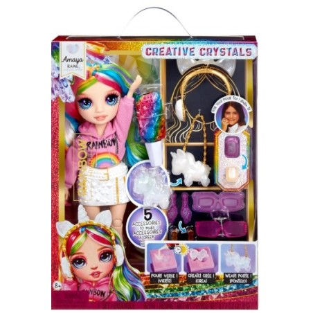 RAINBOW HIGH CREATIVE CRYSTALS FASHION DOLL- AMAYA