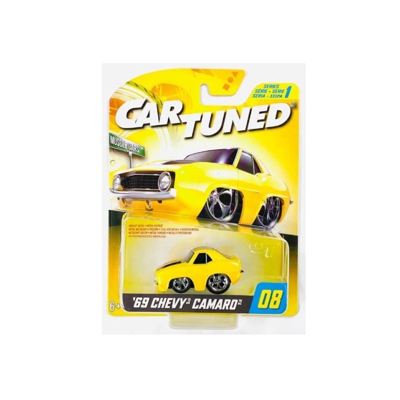 CARTUNED™ SERIES 1 - 1969 CHEVY CAMARO YELLOW (MUSCLE) FOR SIDEKICK