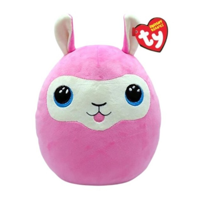 TY SQUISHY BEANIES ΛΟΥΤΡΙΝΟ: ΡΟΖ ΛΑΜΑ 30 ΕΚ.