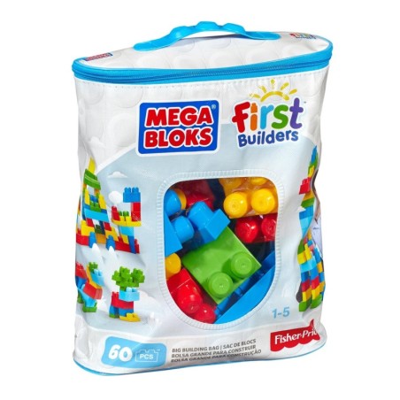 FISHER-PRICE - MEGA BLOKS: ΤΟΥΒΛΑΚΙΑ - ΤΣΑΝΤΑ ΜΠΛΕ 60 ΤΜΧ.- DCH55-8700